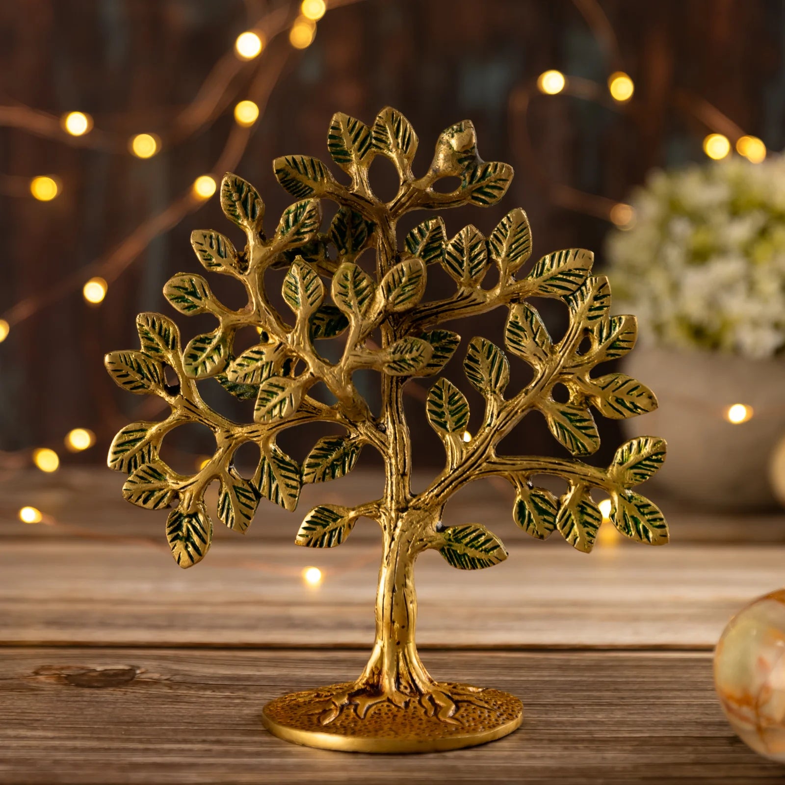 Multicolor Decorative Brass Tree